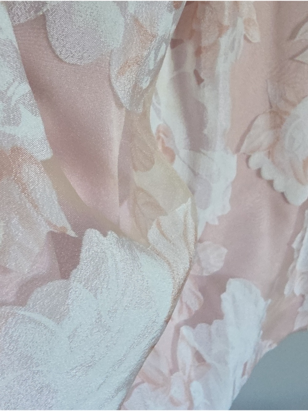 ELIZA J | Jacquard Floral tulle Skirr Pink Sz 2 - Picture 4 of 8